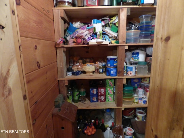 view of pantry