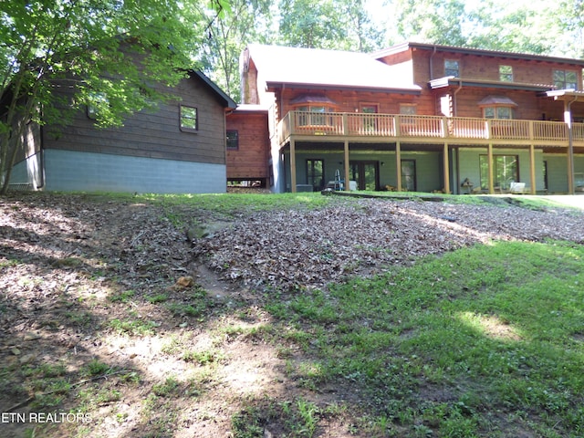 view of rear view of house