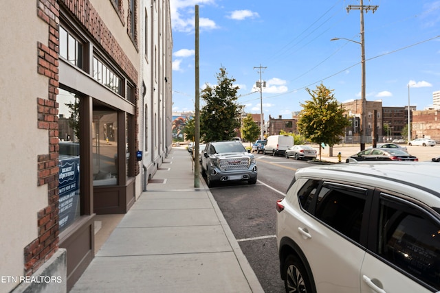 view of street