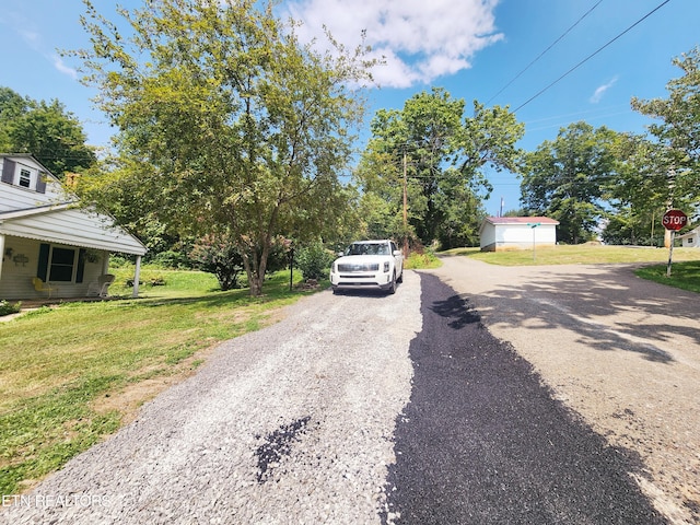 view of road