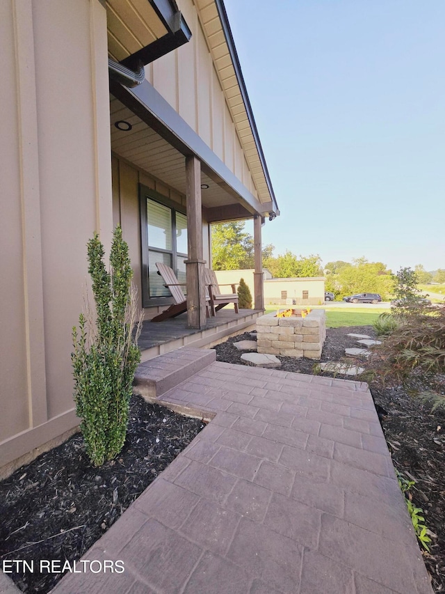 view of patio