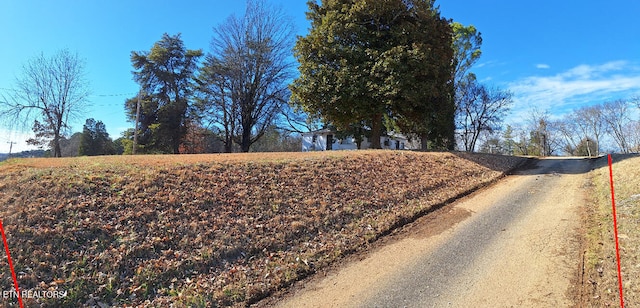 view of road