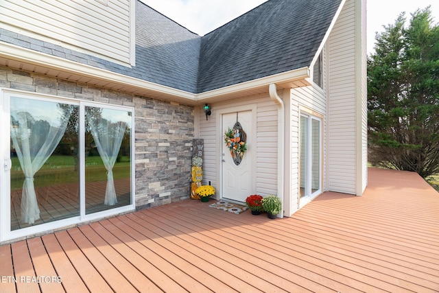 view of deck