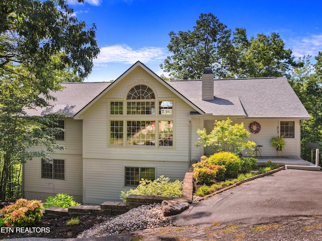 front of property featuring a patio area