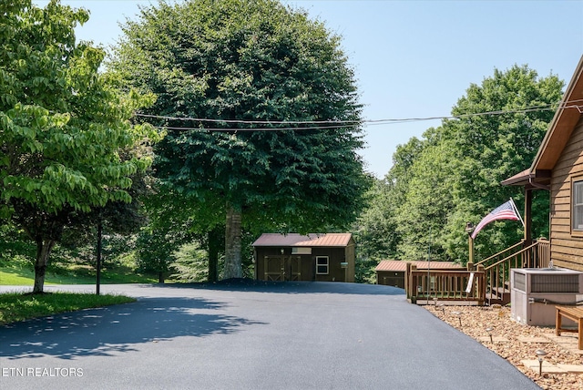 view of road