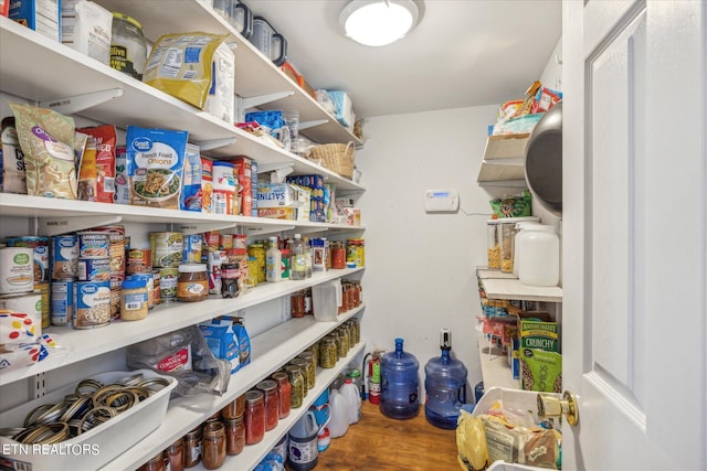 view of pantry