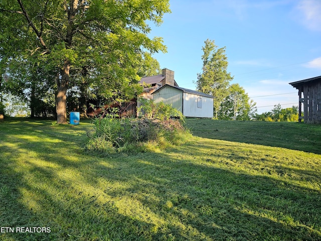 view of yard