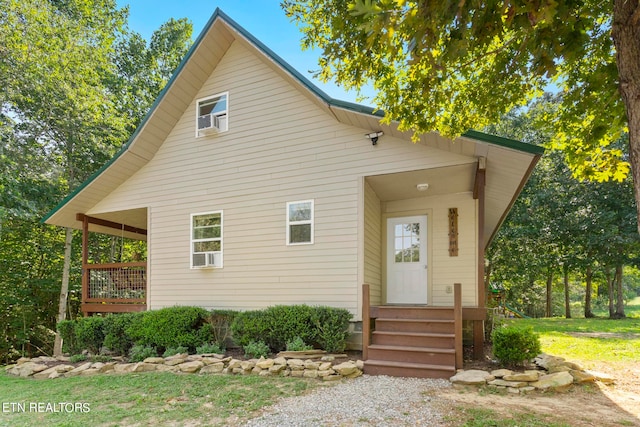 view of front of home