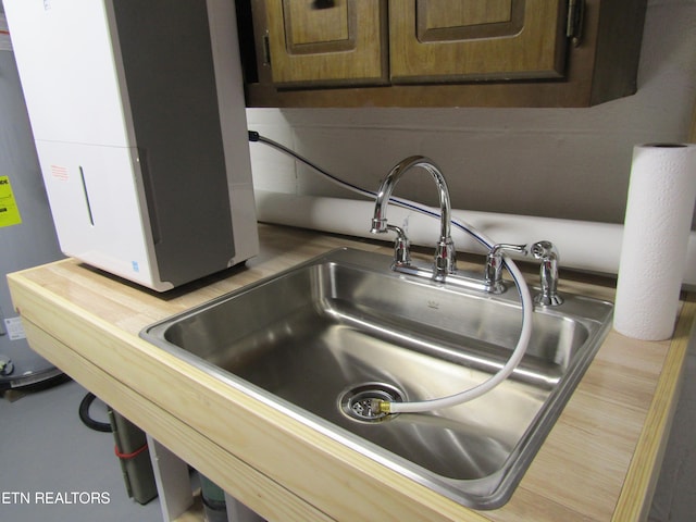 interior details with a sink