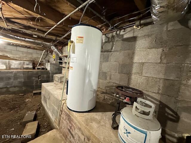 utilities featuring water heater