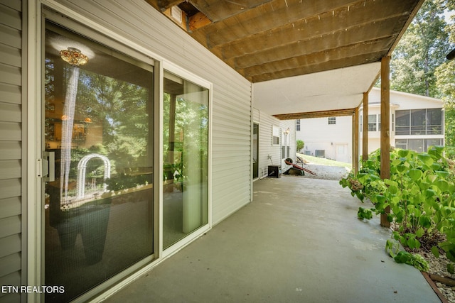 view of patio