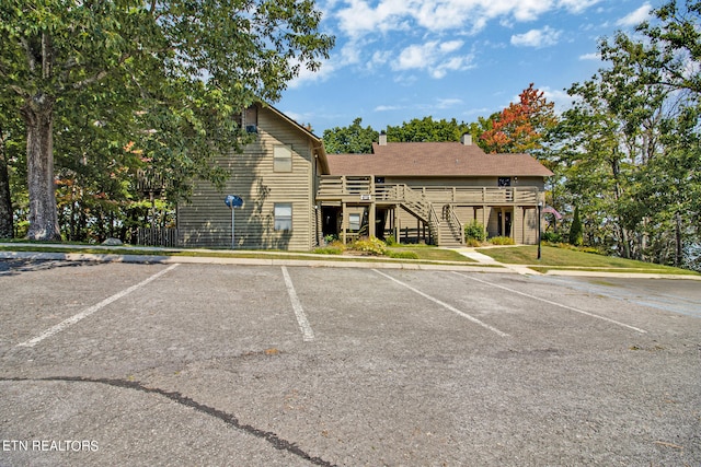 view of car parking