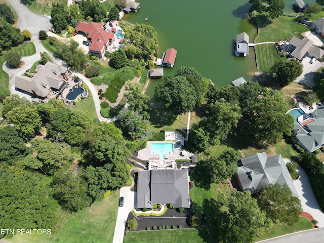155 Lake Crest Dr, Lenoir City, TN 37772 - drone / aerial view featuring a residential view