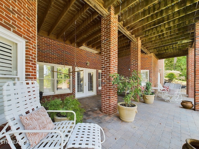 155 Lake Crest Dr, Lenoir City, TN 37772 - view of patio with french doors