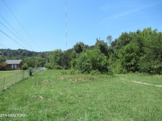 10827 Rutledge Pike, Blaine, TN 37709 - view of yard featuring fence and a forest view