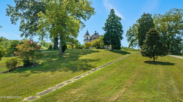 exterior space featuring a lawn