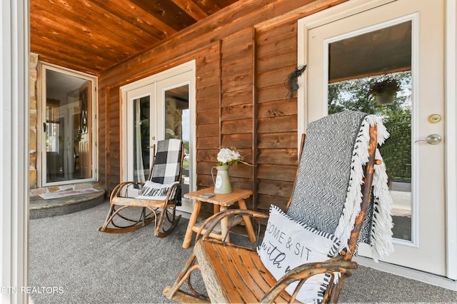 view of patio / terrace with french doors