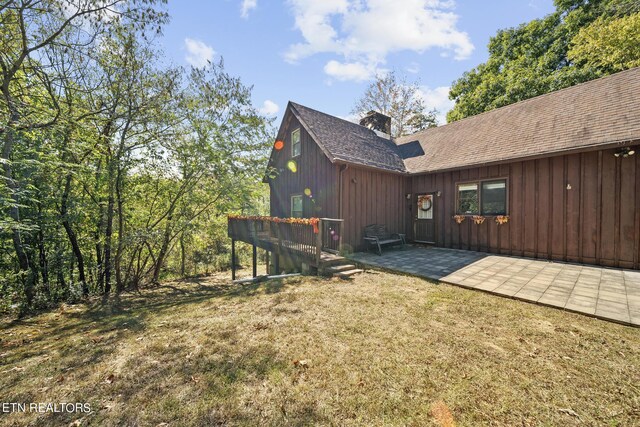 exterior space with a patio