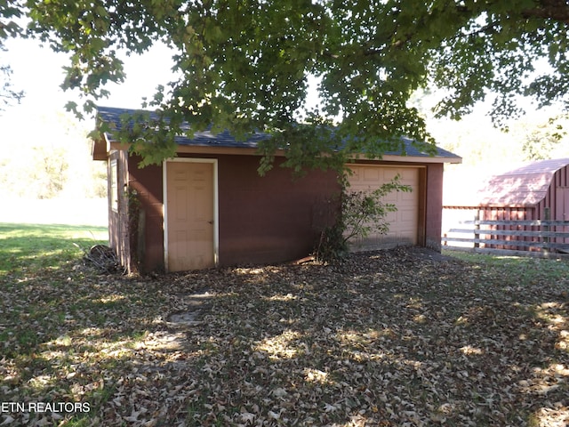 view of outbuilding