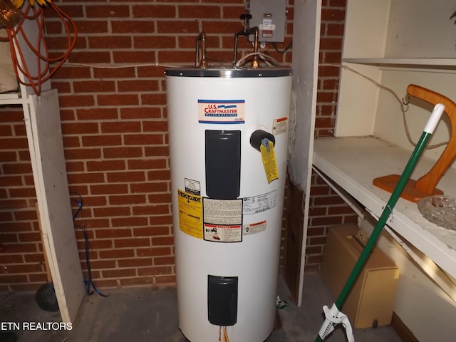 utilities with electric water heater