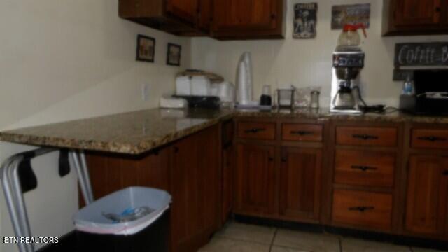 kitchen featuring light tile patterned floors