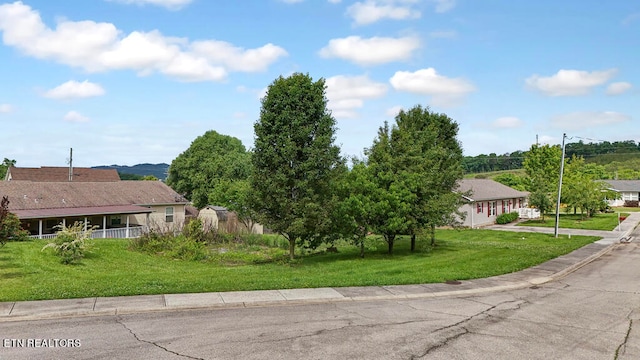 view of road