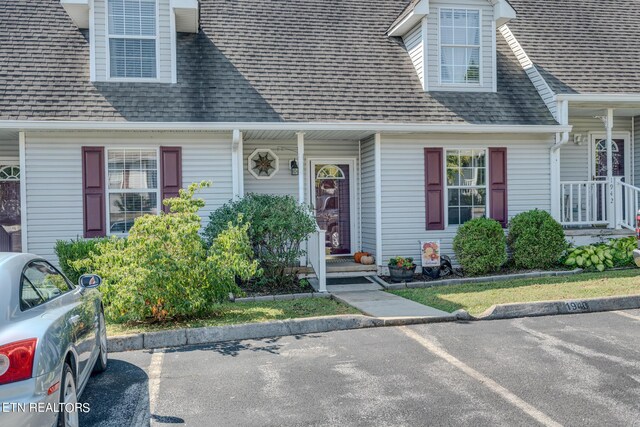 exterior space with a porch