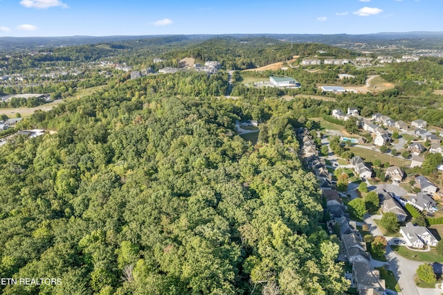 aerial view with a view of trees
