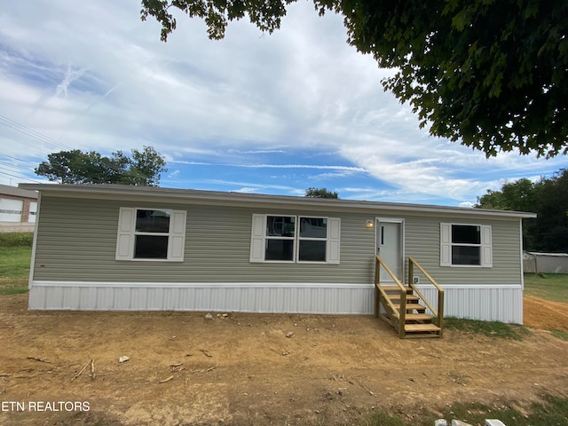 view of manufactured / mobile home