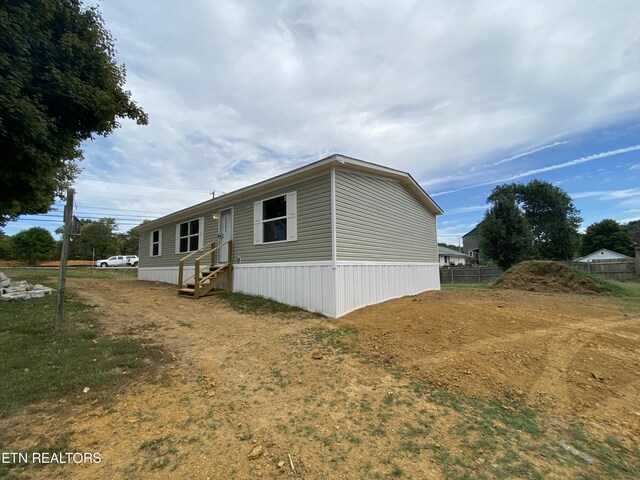 view of property exterior