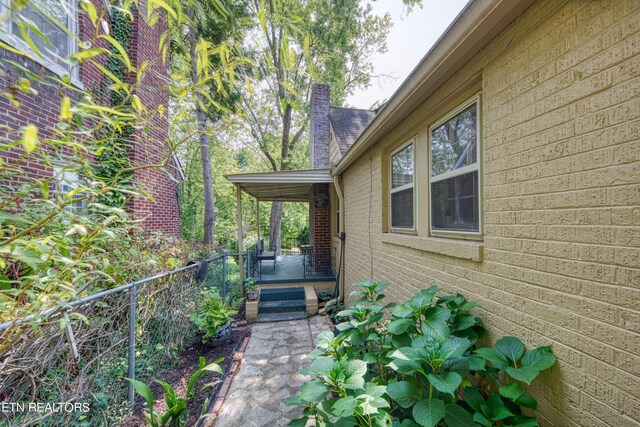 view of entrance to property