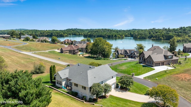 155 Killdeer Dr, Vonore, TN 37885 - bird's eye view featuring a residential view and a water view