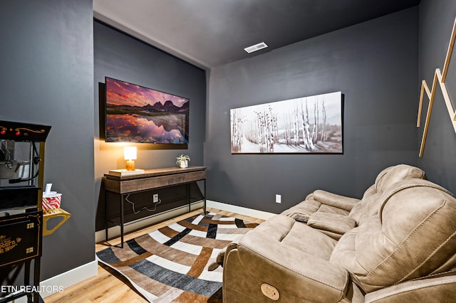 interior space with light wood-type flooring