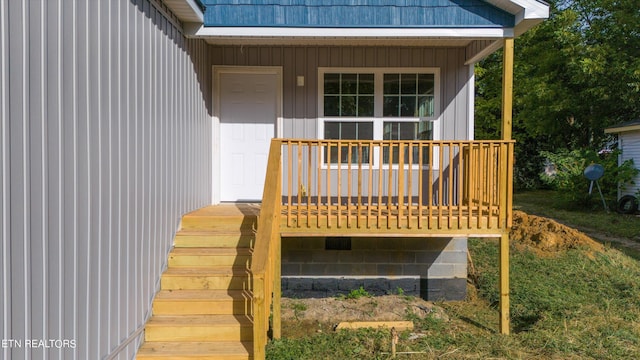 view of entrance to property