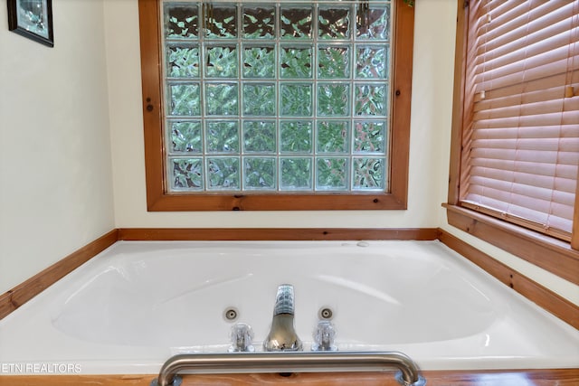 bathroom with a bathtub