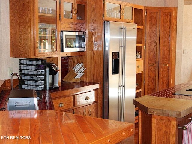 kitchen featuring appliances with stainless steel finishes