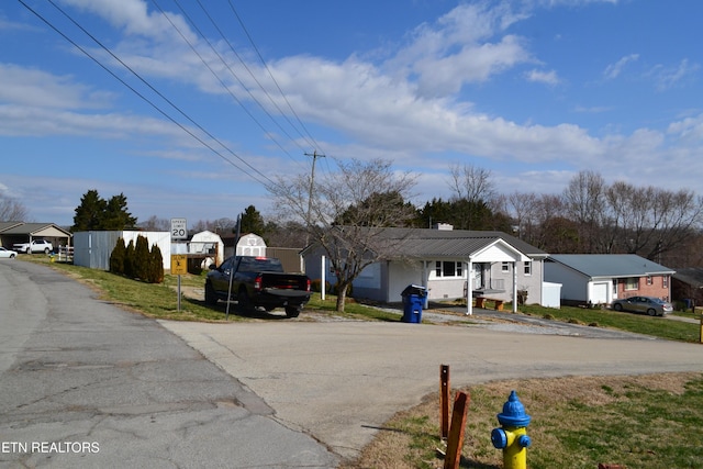 view of road