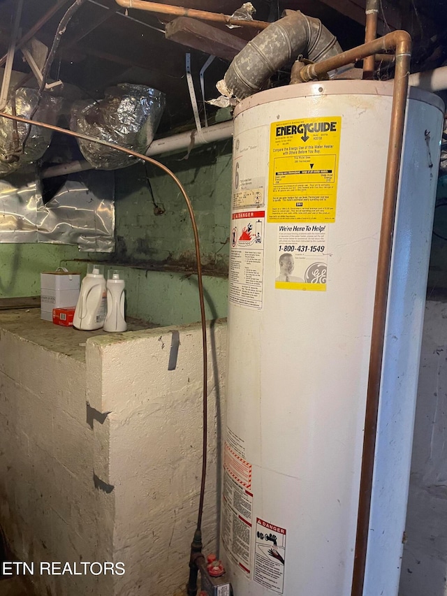 utilities featuring water heater