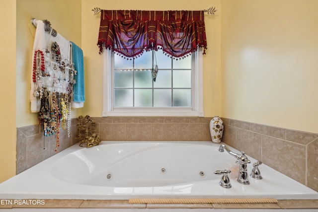 bathroom featuring a bathtub