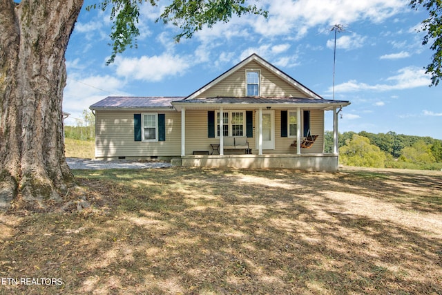 view of front of house with a porch