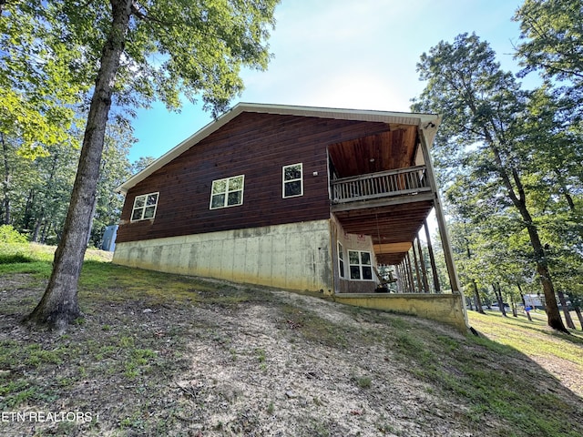view of property exterior