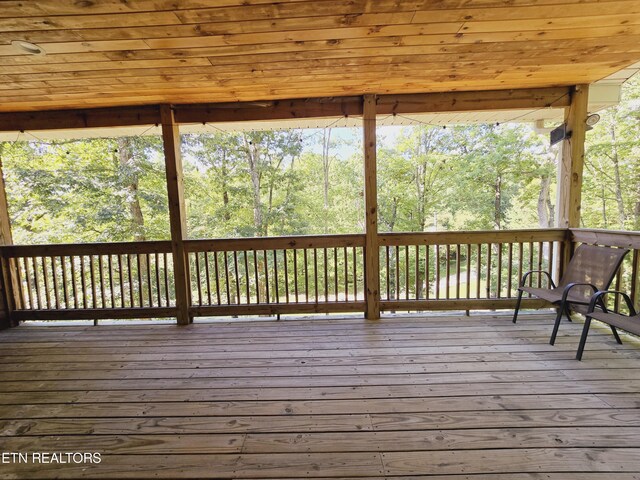 view of deck