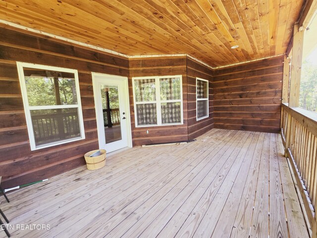 view of deck