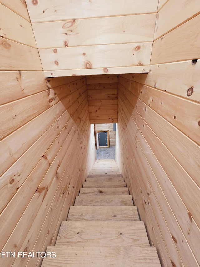 view of staircase