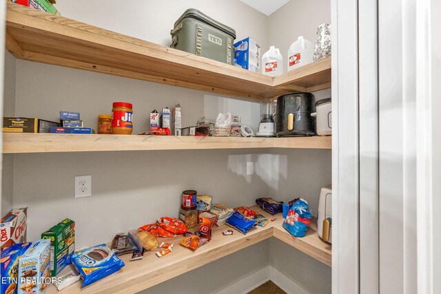 view of pantry