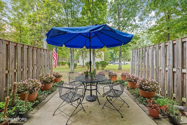 view of patio / terrace