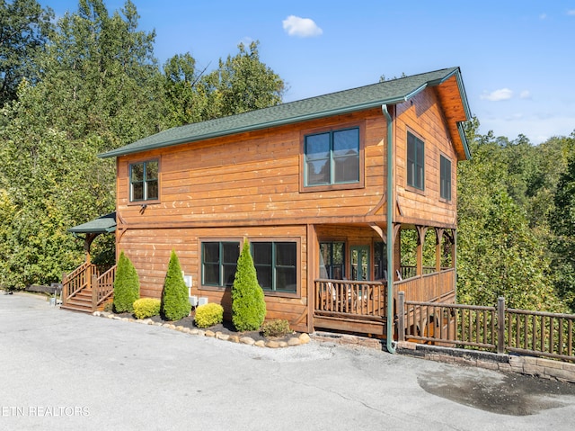 889 Great Smoky Way, Gatlinburg, TN 37738 - view of front of home with covered porch