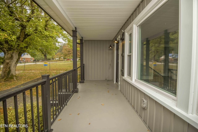 balcony with a porch