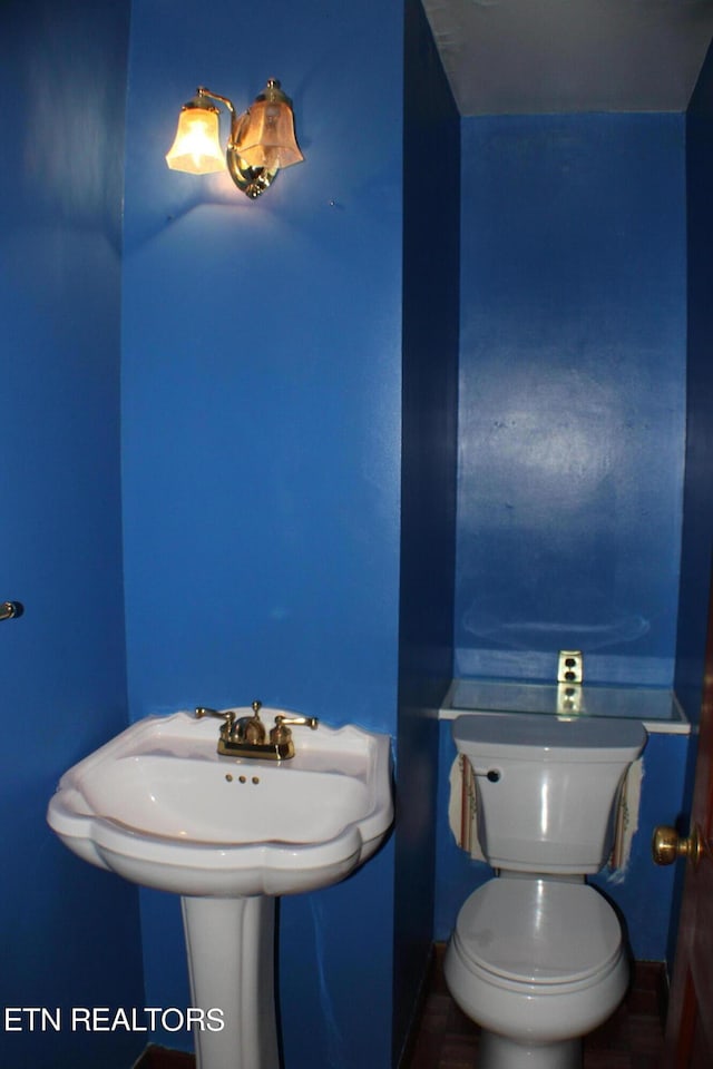 bathroom with toilet