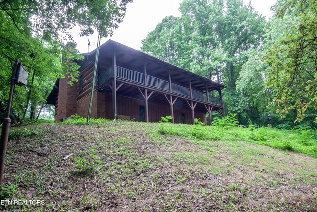 view of rear view of property